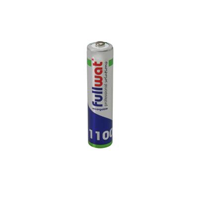 FULLWAT - NHE1100AAAFTB. Ni-MH cylindrical rechargeable battery. Consumer range. AAA model . 1,2Vdc / 1,100Ah