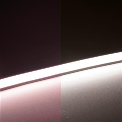 FULLWAT - NL-1515V-RGBC.Neon LED flexível vertical com a secção  rectangular de 15x15mm.  RGB + Branco quente - 450 Lm/m - 12W/m