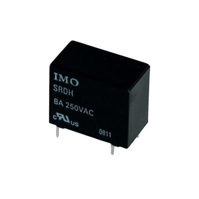 IMO - SRDH-1A-SL-12VDC. Relé de tipo  Potencia con bobina de 12Vdc y contactos de 3A. (1 contacto normalmente abierto)