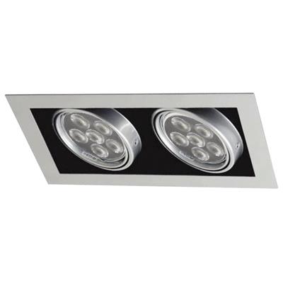 FULLWAT - THECA-2A. Recessed fixture for 2 AR111 bulb(s).