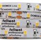 FULLWAT - DOMOX-2835-BC-001. LED-Streifen  normalspeziell für dekoration | beleuchtung. Reihe standard . Warmweiß - 3000K. CRI>83 - 12Vdc - 3W/m- 420 Lm/m - IP20 - 60 led/m- 5m