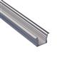FULLWAT - ECOX-15E-2. Aluminum profile  for recessed mounting. Anodized.  2000mm length - IP40