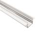 FULLWAT - ECOX-LUM2E-3-BL-LZO. Aluminum profile  for recessed mounting. White. for plasterboard shape. 3000mm length - IP40