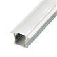 FULLWAT - ECOXM-15E-2D. Aluminum profile  for recessed mounting. Anodized.  2000mm length - IP40