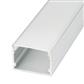 FULLWAT - ECOXM-20DS-2D. Aluminum profile  for surface mounting. Anodized.  2000mm length - IP40