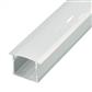 FULLWAT - ECOXM-20E-2D. Aluminum profile  for recessed mounting. Anodized.  2000mm length - IP40