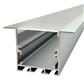 FULLWAT - ECOXM-35E2-2D. Aluminum profile  for recessed mounting. Anodized.  2000mm length - IP40