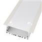 FULLWAT - ECOXM-70E-2D. Aluminum profile  for recessed mounting. Anodized.  2000mm length - IP40