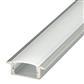 FULLWAT - ECOXM-7E-2D. Aluminum profile  for recessed mounting. Anodized.  2000mm length - IP40
