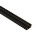 FULLWAT - ECOXM-7S-NG-2D. Aluminum profile  for surface mounting. Black.  2000mm length - IP40