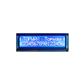 TOPWAY - LMB162NFC. LCD-Anzeige Alphanumerisch durchlässig mit STN-Blue und Format 2 x 16. Versorgungsspannung 5Vdc . Hintergrund Blau / Zeichen Weiß