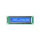 TOPWAY- No. Display LCD Alfanumerico. trasmissivo  con STN-Blue e  configurazione 2 x 20. Tensione di alimentazione  5Vdc .. Sfondo Azul / Carattere Blanco