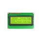 TOPWAY- No. Display LCD Alfanumerico. transflective  con STN-YG e  configurazione 4 x 20. Tensione di alimentazione  5Vdc .. Sfondo Amarillo-Verde / Carattere Gris
