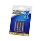 PLEOMAX BY SAMSUNG - LRS03B. Cylindrical shape alkaline battery. AAA (LR03) size. 1,5Vdc rated voltage.