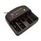 MINWA - MW9168GS.  Ni-Cd | Ni-MH battery charger. For R6 / AA | R03 / AAA | R14 / C | R20 / D | 6F22 / 9V types. Input voltage: 230Vac 