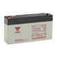 YUASA - NP1.2-6. Wiederaufladbare Blei-Säure Batterie der Technik AGM-VRLA. Serie NP. 12Vdc / 1,2Ah der Verwendung stationär