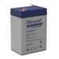 ULTRACELL - UL5-6. Wiederaufladbare Blei-Säure Batterie der Technik AGM-VRLA. Serie UL. 6Vdc / 5Ah der Verwendung stationär